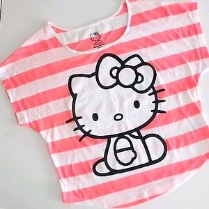 😺Hello Kitty😺 Striped Dolman Top